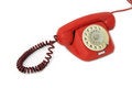 Free Old Telephone Red Stock Photography - 9461082
