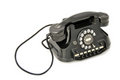 Free Old Telephone Black Stock Photo - 9461120