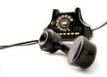Free Old Telephone Black Stock Photo - 9461130