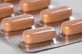 Free Orange Pills Royalty Free Stock Photography - 9477867