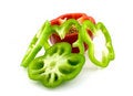 Free Green And Red Peppers Stock Photography - 9480012