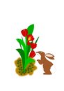 Free Hare And Flowers Stock Photography - 9481612