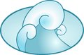 Free Wave Logo Royalty Free Stock Photos - 9488128