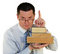 Free Man With A Ancient Book Stock Image - 9497221
