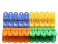 Free Multicolored Clothes-pegs Royalty Free Stock Image - 9532746