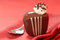 Free Chocolate Pudding In A Chocolate Cup Royalty Free Stock Images - 9561449