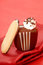 Free Chocolate Pudding In A Chocolate Cup Stock Photo - 9561450