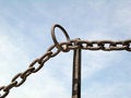 Free Chain In A Pole Royalty Free Stock Image - 960056
