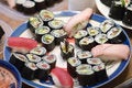 Free Sushi On A Plate Stock Images - 962004