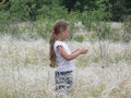 Free Child In Field Of  Ears Royalty Free Stock Photo - 964125