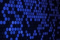 Free Blue Hexagon Pattern Stock Images - 9678204