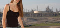 Free Refinery Girl (weird Scene) Stock Images - 975554