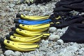 Free Beached Flippers Royalty Free Stock Image - 977916