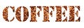 Free Coffee Letters Royalty Free Stock Photos - 978818