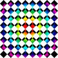 Free Rainbow Mosaic Squares Royalty Free Stock Photo - 9708875