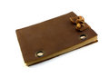Free Old Leather Notepad Stock Image - 9711101