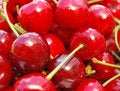 Free Red Cherries Macro Royalty Free Stock Photos - 9780918