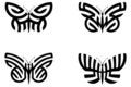 Free Abstract Butterflies Royalty Free Stock Image - 9781236