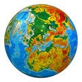 Free Globe, In A Center Europe Royalty Free Stock Photography - 9783247