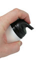 Free Plastic Pump Bottle In Hand Royalty Free Stock Photo - 980595