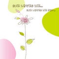 Free Funky Illustration Withflower. Stock Image - 9803781