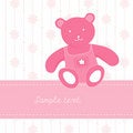 Free Colorful Illustration With Teddy Bear Stock Photos - 9803793