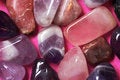 Free Pink And Violet Polished Stones Royalty Free Stock Photo - 9836205