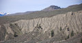 Free Arid Rugged Landscape With Blue Sky Royalty Free Stock Images - 9857749
