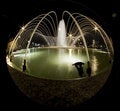 Free Fountain At Night Royalty Free Stock Image - 9906106