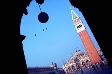 San Marco Campanile Royalty Free Stock Photo San Marco Campanile Royalty Free Stock Photo