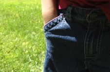 Hand In Pocket Royalty Free Stock Photography Hand In Pocket Royalty Free Stock Photography