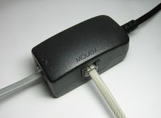 Phone Line Splitter Stock Image Phone Line Splitter Stock Image