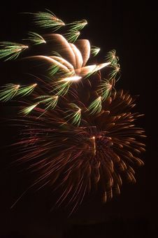 Fireworks Burst Stock Photography Fireworks Burst Stock Photography