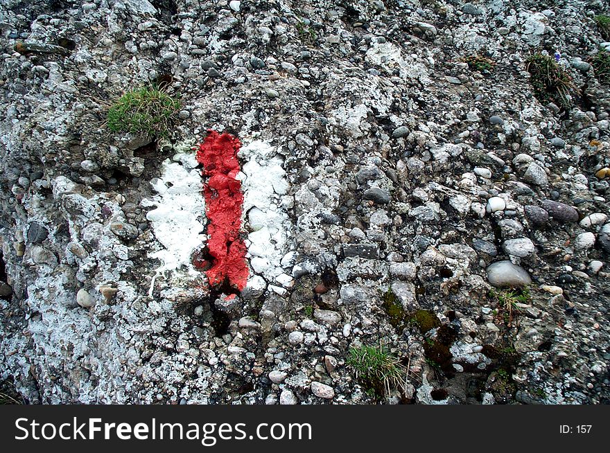 Mark On Rock Texture