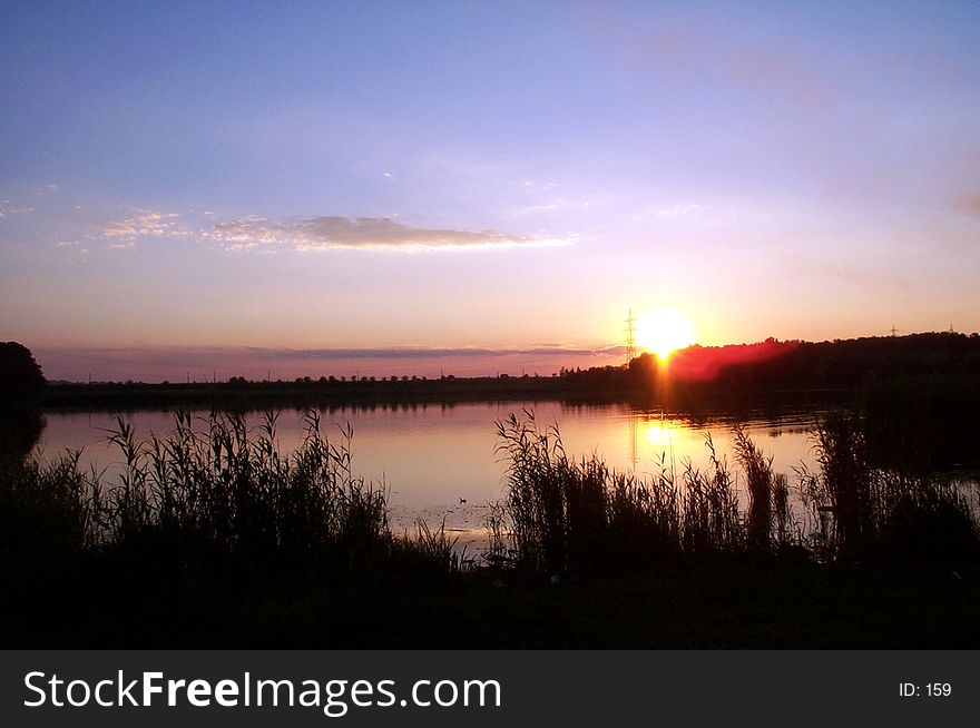 Lake Sunset 1