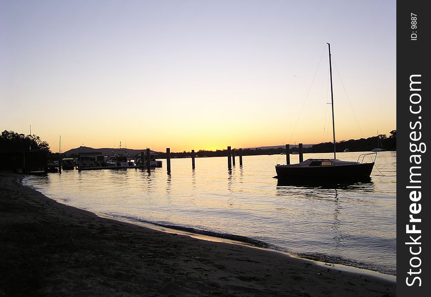 River In The Evening