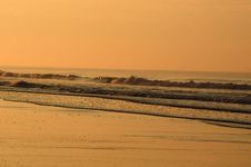 Ocean Waves At Sunrise Stock Images Ocean Waves At Sunrise Stock Images