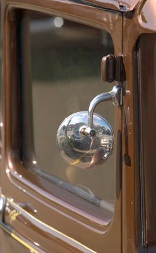 Antique Car Detail Stock Photo