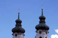 Two Church Towers Stock Image Two Church Towers Stock Image