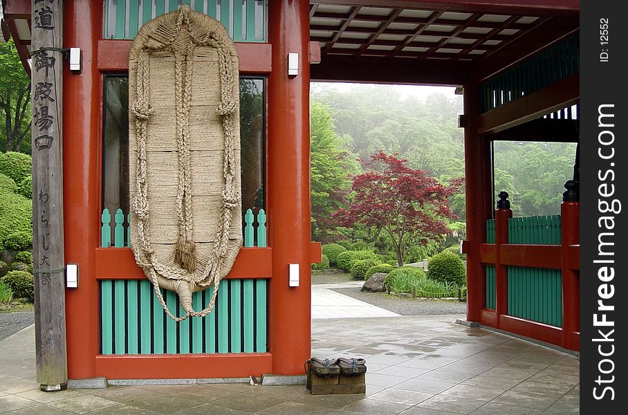 Entrance To The Japanese Garden