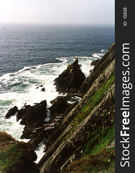 Rugged Slea Head on the Dingle peninsula, Ireland.