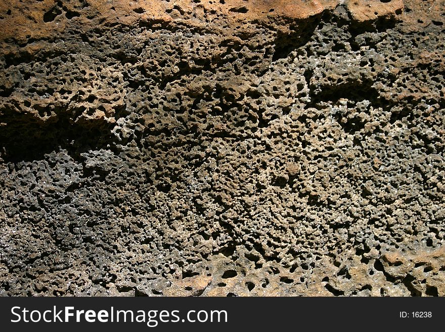 Photo of a Pourous Rock for Texture or Background. Photo of a Pourous Rock for Texture or Background.