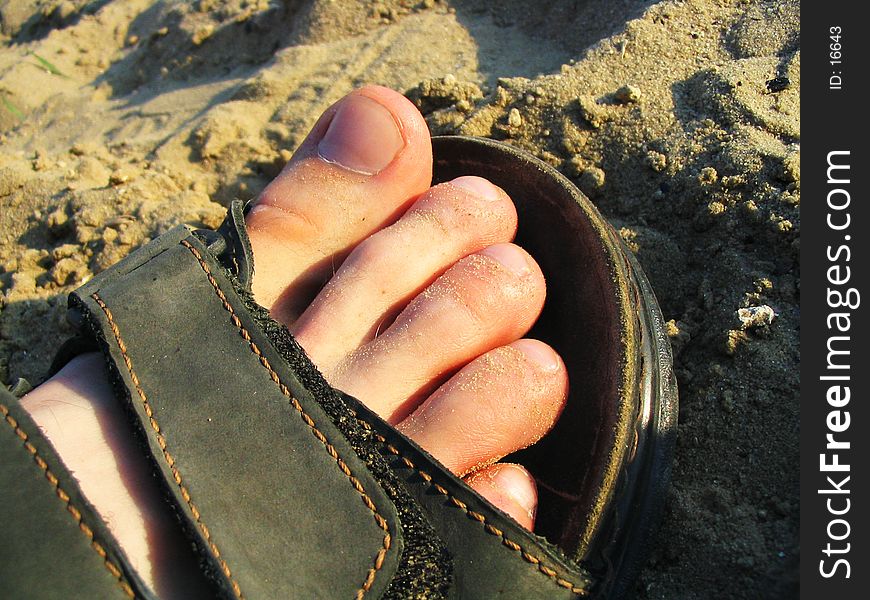 Leg sand footwear