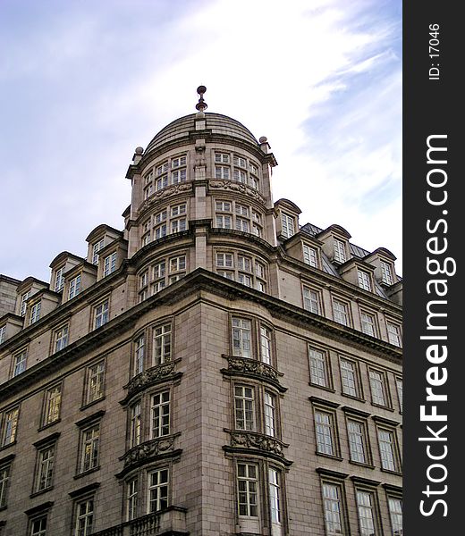 Old building on The Strand, London. Old building on The Strand, London.