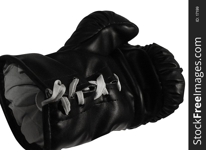 Boxing Glove open hand close up