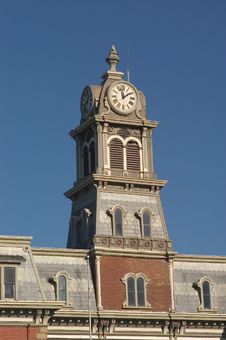 Courthouse Clock Tower Royalty Free Stock Image Courthouse Clock Tower Royalty Free Stock Image