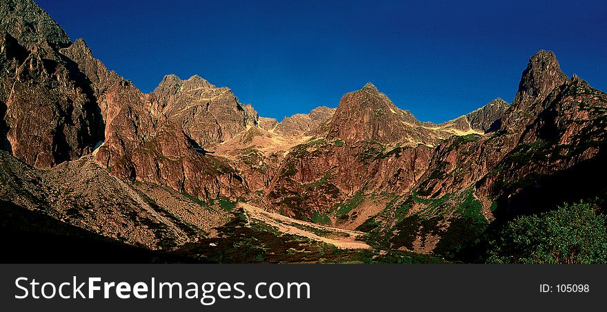 The High Tatras, Slovakia. The High Tatras, Slovakia