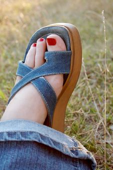 Woman Foot Royalty Free Stock Photography Woman Foot Royalty Free Stock Photography