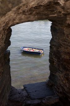 View Of A Small Wooden Row Boat Stock Photos View Of A Small Wooden Row Boat Stock Photos