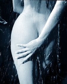 Nude In Shower 09 Stock Photography Nude In Shower 09 Stock Photography